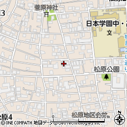 東京都世田谷区松原3丁目1-18周辺の地図