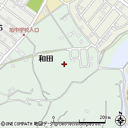 千葉県四街道市和田周辺の地図