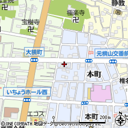 東京都八王子市本町30周辺の地図
