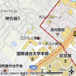 青山学院アスタジオ　地下ホール周辺の地図