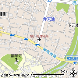 横川町住宅南周辺の地図