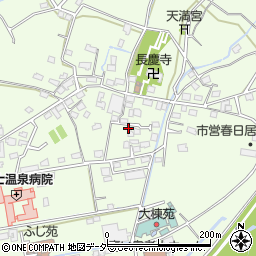 山梨県笛吹市春日居町小松874周辺の地図