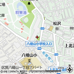松沢公園周辺の地図