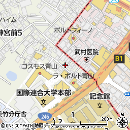 東京都渋谷区神宮前5丁目48-5周辺の地図