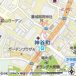 ファミリーマート神谷町ＭＴビル店周辺の地図