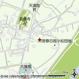 山梨県笛吹市春日居町小松834周辺の地図