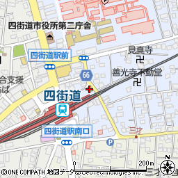 ファミリーマート四街道駅北口店周辺の地図