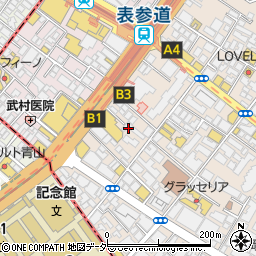 レカルカクリニック表参道周辺の地図