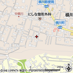東京都八王子市横川町587周辺の地図
