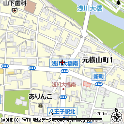 リハビリデーサービスnagomi八王子駅前店周辺の地図