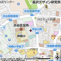はなまるうどん渋谷公園通り店周辺の地図