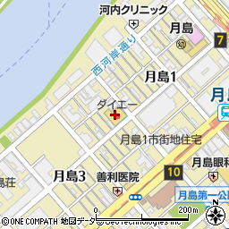 もんじゃ バンビ 3号店周辺の地図