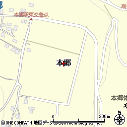 長野県上伊那郡飯島町本郷周辺の地図