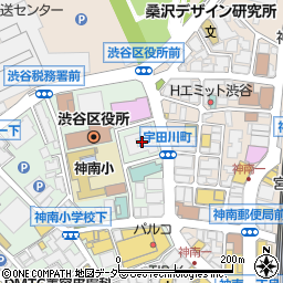 東京都渋谷区宇田川町2周辺の地図