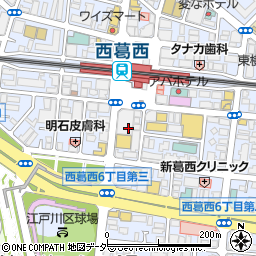 カラオケ館 西葛西駅前店周辺の地図