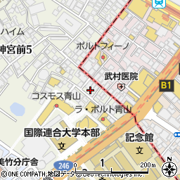 東京都渋谷区神宮前5丁目48-6周辺の地図