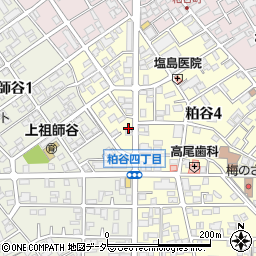 有限会社藤巻食品　粕谷本店周辺の地図