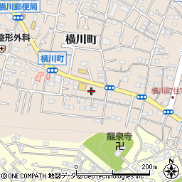 東京都八王子市横川町488周辺の地図