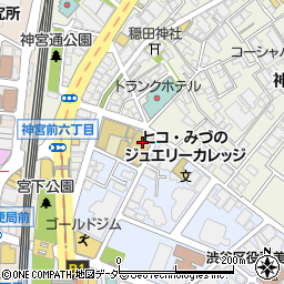 渋谷ファッション＆アート専門学校周辺の地図
