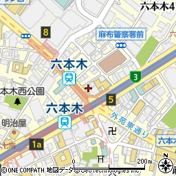 真希 六本木1号店周辺の地図