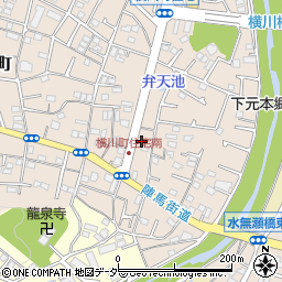 東京都八王子市横川町45周辺の地図