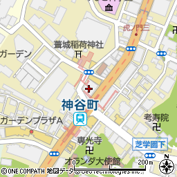 メトロシティ神谷町周辺の地図