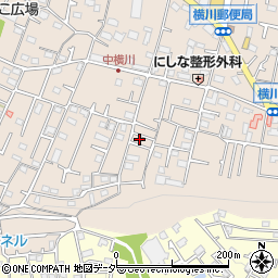 東京都八王子市横川町581周辺の地図