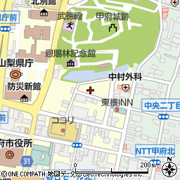甲府青色申告会（一般社団法人）周辺の地図