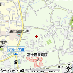 山梨県笛吹市春日居町小松1054-1周辺の地図