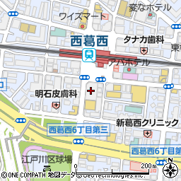 三井住友銀行西葛西支店周辺の地図