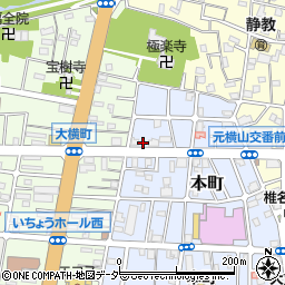 ＰＡＲＫＩＮＧ－Ｊ八王子本町駐車場周辺の地図