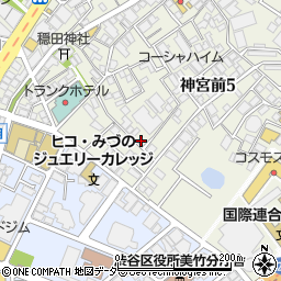 東京都渋谷区神宮前5丁目36-12周辺の地図