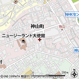 東京都渋谷区神山町周辺の地図