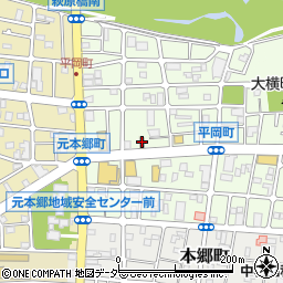 すき家八王子平岡店周辺の地図