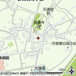 山梨県笛吹市春日居町小松876周辺の地図