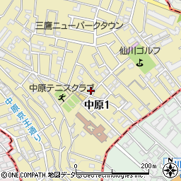 仙川キリスト教会周辺の地図