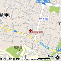 東京都八王子市横川町55周辺の地図
