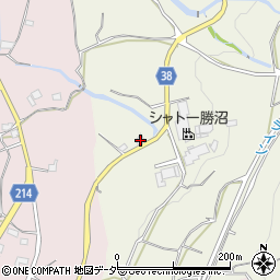 山梨県甲州市勝沼町菱山4600-1周辺の地図