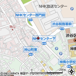 パークハビオ渋谷神山町周辺の地図
