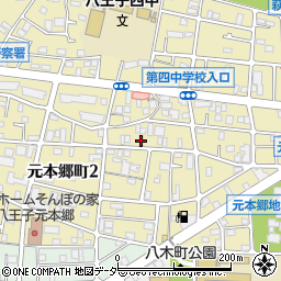 おそうじ本舗　八王子駅南店周辺の地図