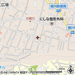 東京都八王子市横川町580周辺の地図