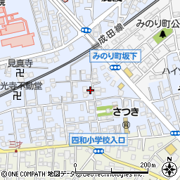 千葉県四街道市鹿渡1038-7周辺の地図