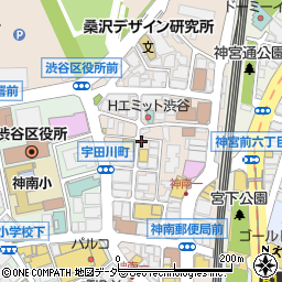 紅茶の店kenyan 渋谷店周辺の地図
