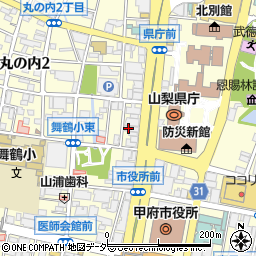 株式会社日本旅行　甲府支店周辺の地図