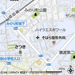 千葉県四街道市鹿渡1068-6周辺の地図