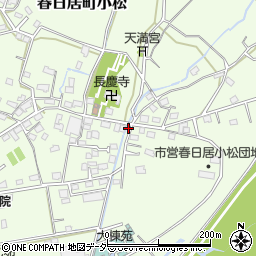 山梨県笛吹市春日居町小松842周辺の地図