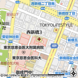 東京慈恵会医科大学大学１号館周辺の地図