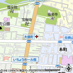 東京都八王子市大横町4周辺の地図