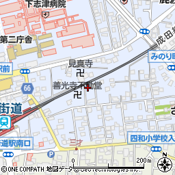 千葉県四街道市鹿渡1025-9周辺の地図