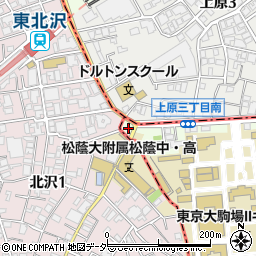 東京都目黒区駒場4丁目9周辺の地図
